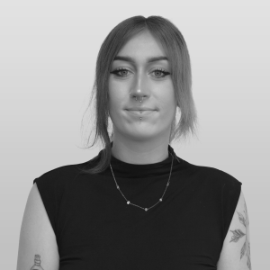 Beth B&W staff photo of beth - new business executive